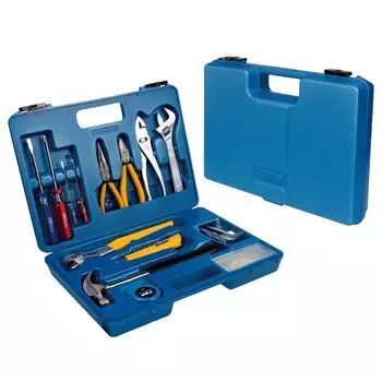 Набор инструментов Top Family Tool Blue из 16 предметов с чехлом Tsubame Sanjo Domestic (ТОП) ТТС-500 синий