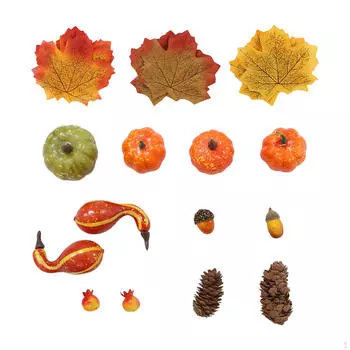 Набор искусственных тыкв Маленькая пенопластовая тыква для украшения подделка для