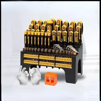 Набор из 102 предметов: новый набор магнитных отверток, ручная отвертка, крестовая отвертка в сборе