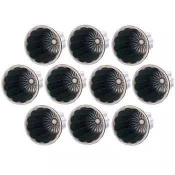 Набор из 10 форм для выпечки Shimotori Seisakusho Black Figure, сделано в Японии, Canel D-076
