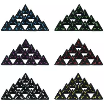 Набор из 10 игральных костей DND, многогранные 4-сторонние игральные кости для клуба, вечеринки, семьи, настольные игры своими руками красный