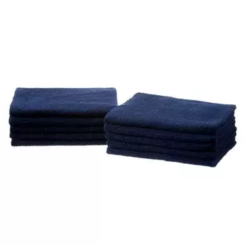 Набор из 10 полотенец для лица Light Face, произведенных в Японии, Senshu Towel 33 x Classic Blue (приблизительно. 85см)