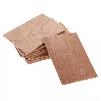 Набор из 10 пробковых листов для грифа саксофона для партий сопрано/тенора/альт-саксофона