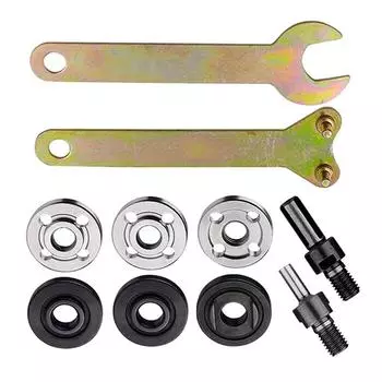 Набор из 10 шт. переходников для электрической дрели на угловую шлифмашину, соединительные стержни для отрезного диска, полировального круга, металлов, держатель рукоятки 10