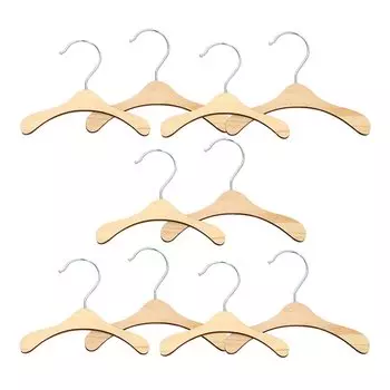 Набор из 10 вешалок для одежды для собак, деревянная одежда для собак и кошек, стильные товары для животных (Размер M)