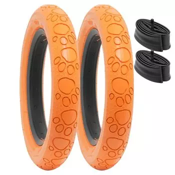 Набор из 12 12 цветных велосипедных камер с толстой стенкой в американском стиле, покрышка с клапаном 12 велосипедных покрышек 12 2x2 для инвалидной коляски 12 12 дюймов 12 2, 1/2x2 1/4 покрышка,