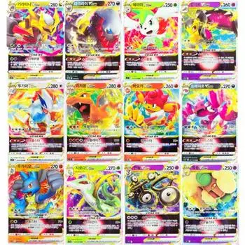 Набор из 12 карт Pokemon Vstar Giratina Lugia, коллекционный подарок, популярная корейская игра