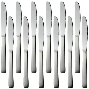 Набор из 12 ножей для стейка Nagao Lilac, коммерческое использование, сделано в Японии, 20,6 см