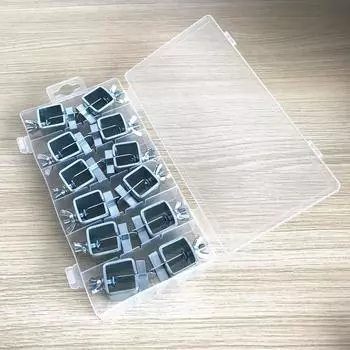 Набор из 12-ти электросварочных зажимов-бабочек и локатора для выравнивания