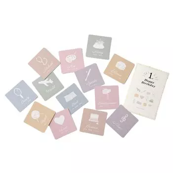 Набор из 13 карточек выбора с цветным оформлением,