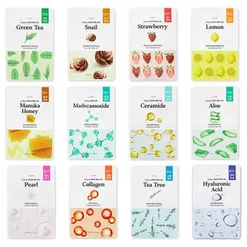 Набор из 13 масок для лица 10sheets