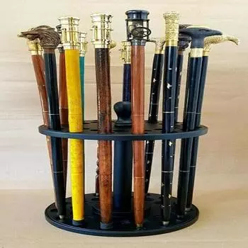 Набор из 16 викторианских декоративных винтажных литых трости ручной работы Подставка для подарков