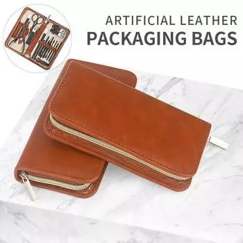 Набор из 18 предметов из нержавеющей стали для маникюра и педикюра, кусачки для ногтей и ложки для чистки ушей — дорожный набор для личной гигиены