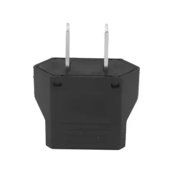 Набор из 1 вилки-переходника для розетки, бытовая вилка-переходник, стандартная японская вилка 6 А для путешествий, высокая совместимость, портативная 125-250 В