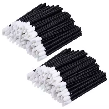 Набор из 200 одноразовых кисточек для губ Lip BetterJonny, портативная кисточка для макияжа губ, кисточка для помады, простая в использовании, полая палочка, портативная многоцелевая косметика