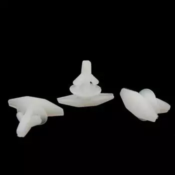 Набор из 20 пластиковых фиксаторов дверной обшивки для Honda Civic CR-V, белый