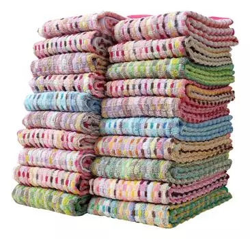 Набор из 20 полотенец для лица Vita Residual Thread Towel 34 x 80 см