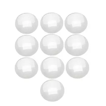 Набор из 20 прозрачных стеклянных деталей кабошона из стеклянного материала, набор круглых деталей Paster 25 мм для поделок, модных украшений своими руками
