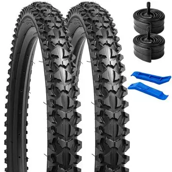 Набор из 20 шин 60TPI Super Bicycle Tire Bicycle Camera American Style Valve 32mm Tire Bicycle Tire Bicycle Tire Electric Bicycle Tire 2, 2.125