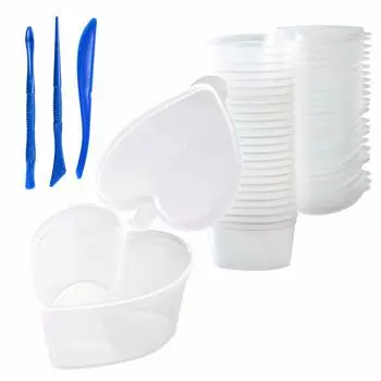 Набор из 24 футляров для слайма с лопаточкой, контейнер для слайма, набор для слайма [SxP]