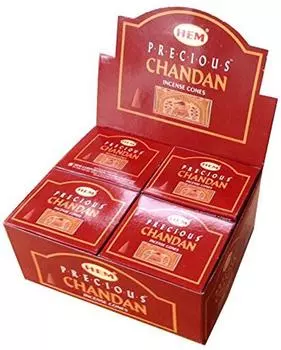 Набор из 24 конусов Chandan от U International HEM Precious