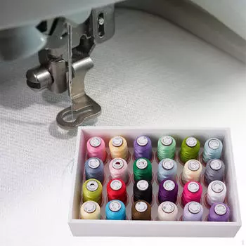 Набор из 24 ниток для вышивания для швейных проектов