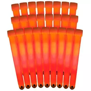 Набор из 25 ламп Penlight для живого концерта, свадьбы, мероприятия, фестиваля, флуоресцентного света, химического освещения, световой палочки (красный)