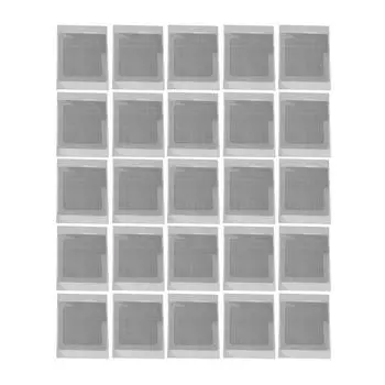 Набор из 25 предметов, наклейка на сетку для улавливания волос в сливе, наклейка на сетку для улавливания волос в сливе для ванной комнаты