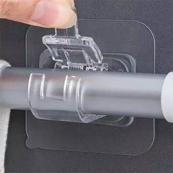 Набор из 2/4/8 самоклеящихся крючков, зажим для карниза без прокола, крючок для оконных штор, настенный держатель, бытовой зажим, фиксированный зажим