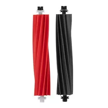 Набор из 2 аксессуаров для роликовых щеток Основная щетка резиновая щетка для робота-пылесоса Замена резиновой текстуры для S8+