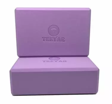 Набор из 2 блоков для йоги TEEYAR 3 размеров 23 x 15 x и большой 23 x 15 x 10 см, 30 цветов, набор блоков для йоги 7,4/7,6 см (Высокая плотность) (Средняя плотность)