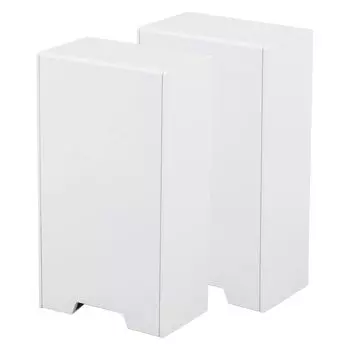 Набор из 2 чехлов для хранения масок Tower Tower Yamazaki Jitsugyo, серия Tower, чехол для хранения масок, держатель для масок, коробка для хранения масок, вход в гостиную, стильный