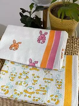 Набор из 2 детских банных полотенец