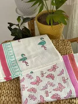 Набор из 2 детских банных полотенец