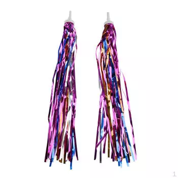 Набор из 2 детских ручек с кисточками в стиле ретро, стримеров на руль Tassels Pink