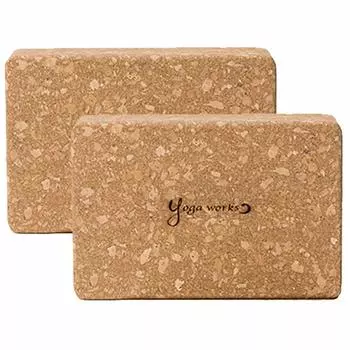 Набор из 2-х пробковых блоков для йоги
