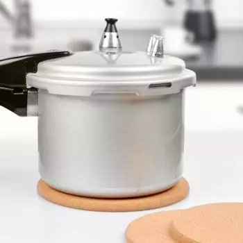 Набор из 2-х пробковых подставок из толстой пробки, устойчивых к воздействию тепла, для горячих блюд 16cm 2pcs