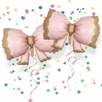 Набор из 2-х воздушных шаров из алюминиевой фольги с изображением розового золота и мини-золотой короны для цифр от 0 до 9 лет для дней рождения, свадеб, вечеринок, украшений, цифровых шаров 2 matte bows