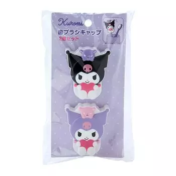 Набор из 2 колпачков для зубных щеток Sanrio Kuromi 458295