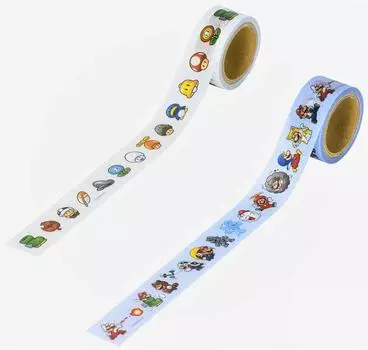 Набор из 2 липких лент Super Mario Power Up Nintendo Tokyo Limited Goods