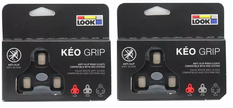 Набор из 2 LOOK KEO GRIP CLEAT (черный (Фиксированный 0°)) [Элемент]