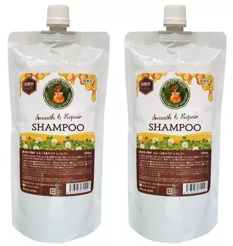 Набор из 2 насадок шампуня Natural Honey Plus Smooth Repair 440 мл x [Набор продуктов] (Рэй и 2)
