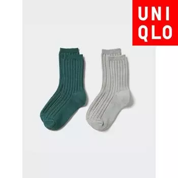 НАБОР ИЗ 2 ПАР НОСКОВ UNIQLO JAPAN HEATTECH 09 BLACK/1620