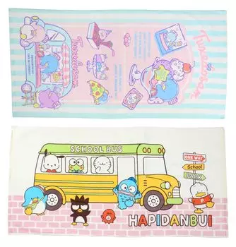 Набор из 2 полотенец для ванной Sanrio, новое полотенце в стиле ретро Tuxedo Sam Nomura (Кафе Хапиданбуй)