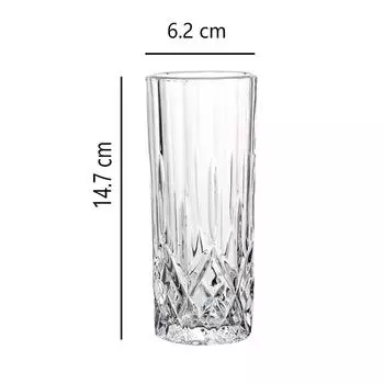 Набор из 2 предметов, 8,6 унций, 250 мл, хрустальные стаканы для виски, чашки для вечеринок, стеклянная посуда для коктейлей шотландского бурбона, коньяка, текилы, рома 2pcs