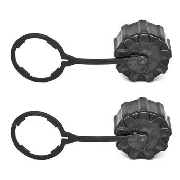 Набор из 2 резьбовых сливных пробок с фиксаторами для опрыскивателей ATV, герметичная конструкция, крышки бака для опрыскивателя для газона и сада