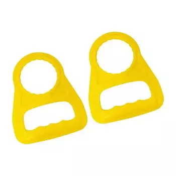 Набор из 2 ручек-рычагов для воды для кувшина для воды, ручка для бутылки для воды, держатель для бутылки для воды для подъема ведер с водой 2 жёлтый