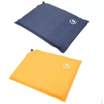 Набор из 2 самонадувающихся подушек для стадиона на открытом воздухе, складная надувная подушка для путешествий с переноской