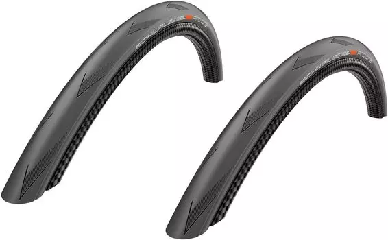 Набор из 2 SCHWALBE PRO ONE ADDIX Race Clincher Schwalbe Pro One 700c (70023с, Черный) [Элемент] чёрный
