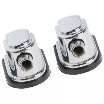 Набор из 2 серебряных наконечников для малого барабана, сделанных своими руками, для начинающих исполнителей